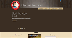 Desktop Screenshot of johannasrestaurant.com